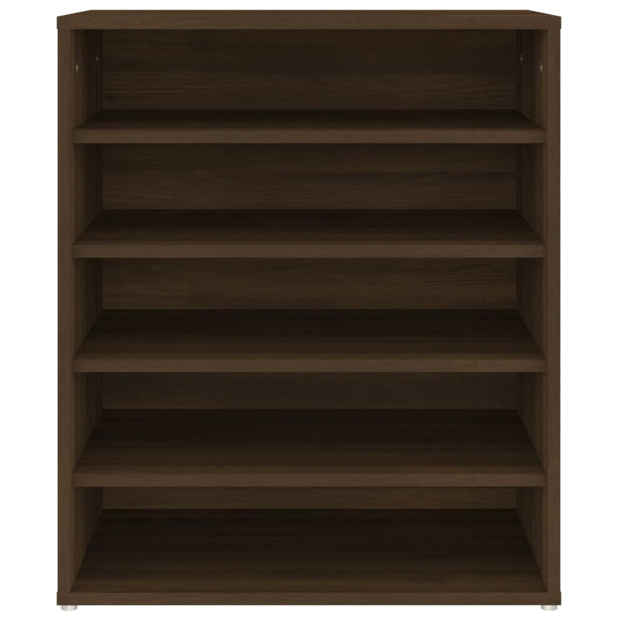 Schoenenkast 60X35X70 Cm Bewerkt Hout Bruineikenkleurig bruin eikenkleur
