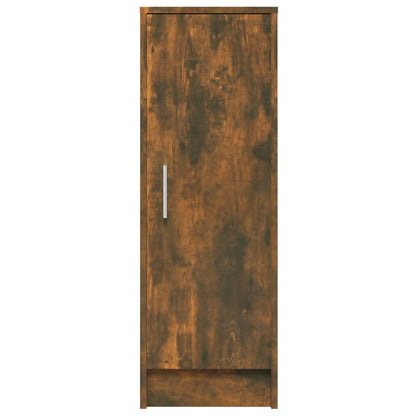 Schoenenkast 32x35x92 cm bewerkt hout gerookt eikenkleurig Gerookt eiken