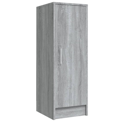 Schoenenkast 32x35x92 cm bewerkt hout grijs sonoma eikenkleurig Grijs sonoma