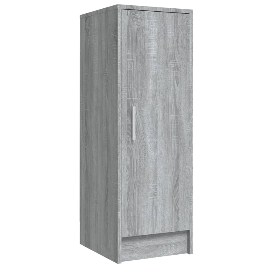 Schoenenkast 32x35x92 cm bewerkt hout grijs sonoma eikenkleurig Grijs sonoma