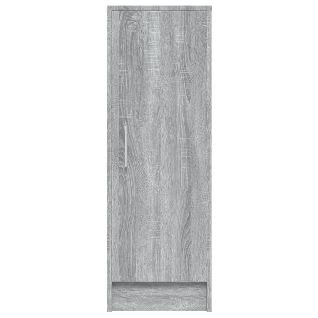 Schoenenkast 32x35x92 cm bewerkt hout grijs sonoma eikenkleurig Grijs sonoma