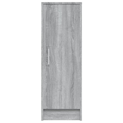 Schoenenkast 32x35x92 cm bewerkt hout grijs sonoma eikenkleurig Grijs sonoma