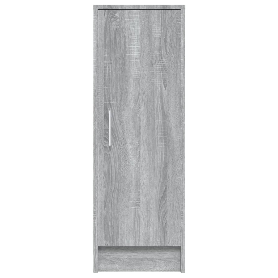 Schoenenkast 32x35x92 cm bewerkt hout grijs sonoma eikenkleurig Grijs sonoma