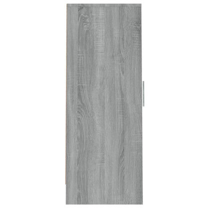 Schoenenkast 32x35x92 cm bewerkt hout grijs sonoma eikenkleurig Grijs sonoma