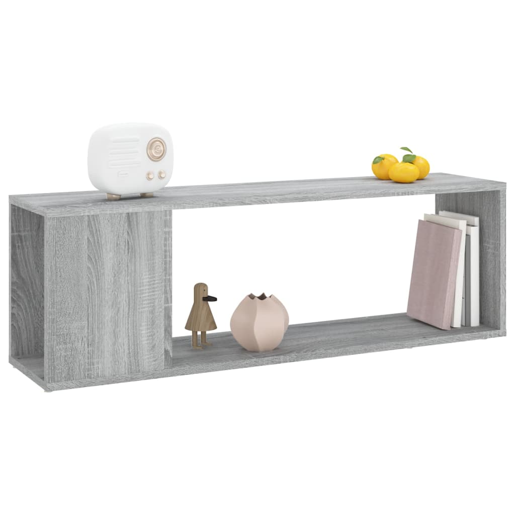 Tv-Meubel 00X24X32 Cm Bewerkt Hout Eikenkleurig Grijs sonoma