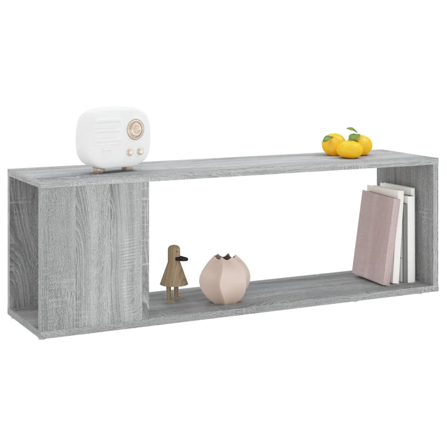 Tv-Meubel 00X24X32 Cm Bewerkt Hout Eikenkleurig Grijs sonoma