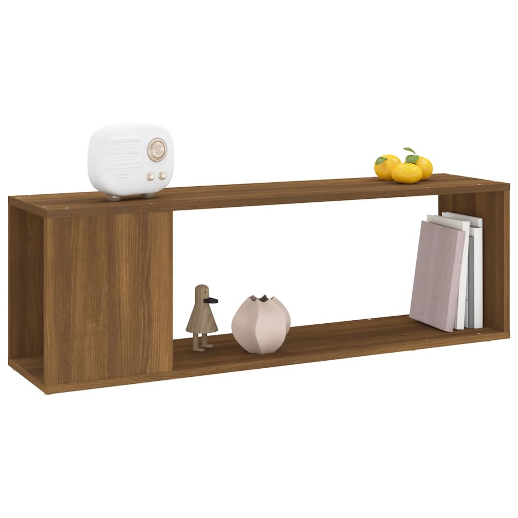 Tv-Meubel 00X24X32 Cm Bewerkt Hout Kleurig Bruineiken