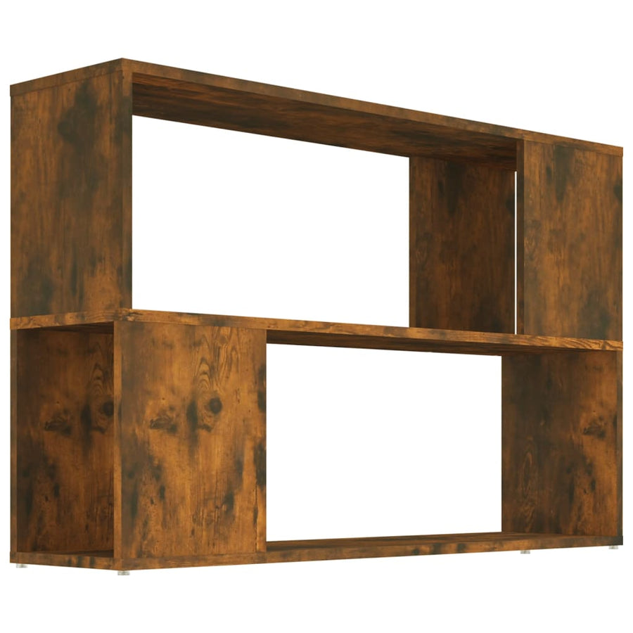 Boekenkast 00X24X63 Cm Bewerkt Hout Kleurig Gerookt eiken