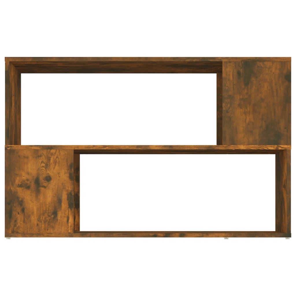 Boekenkast 00X24X63 Cm Bewerkt Hout Kleurig Gerookt eiken