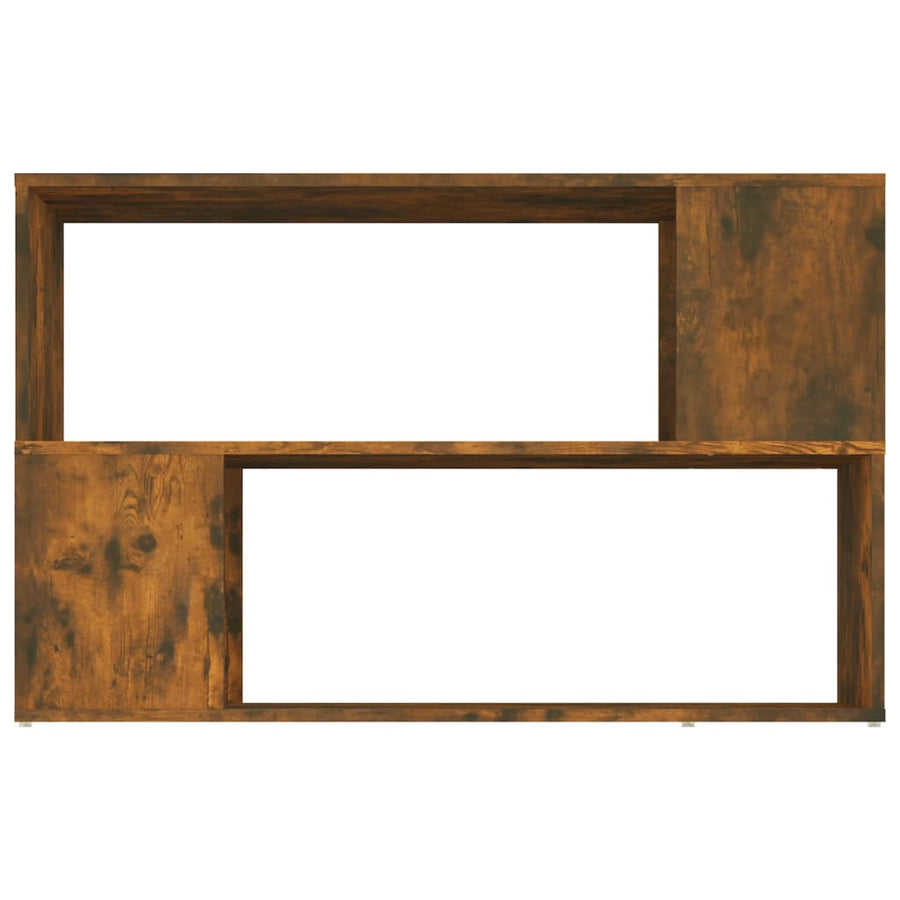 Boekenkast 00X24X63 Cm Bewerkt Hout Kleurig Gerookt eiken