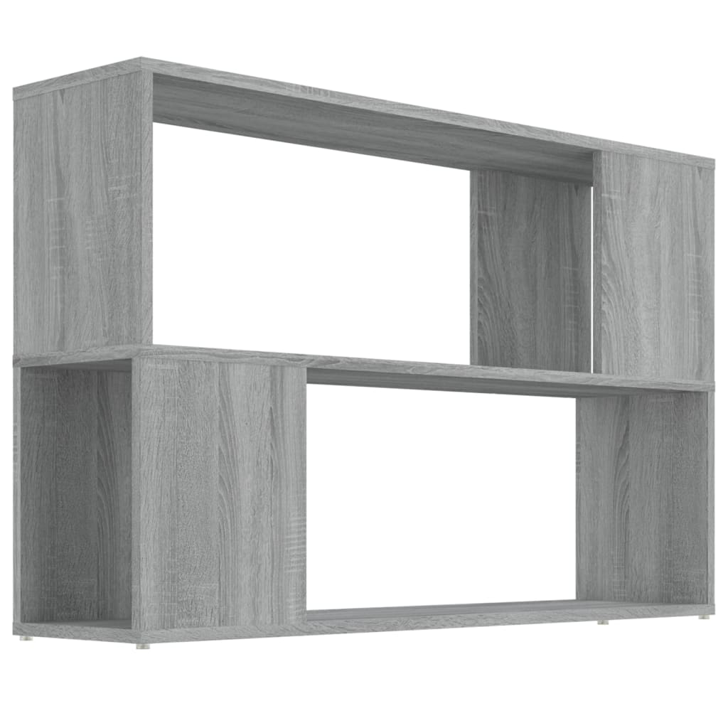 Boekenkast 00X24X63 Cm Bewerkt Hout Eikenkleurig Grijs sonoma