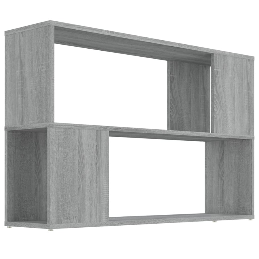 Boekenkast 00X24X63 Cm Bewerkt Hout Eikenkleurig Grijs sonoma