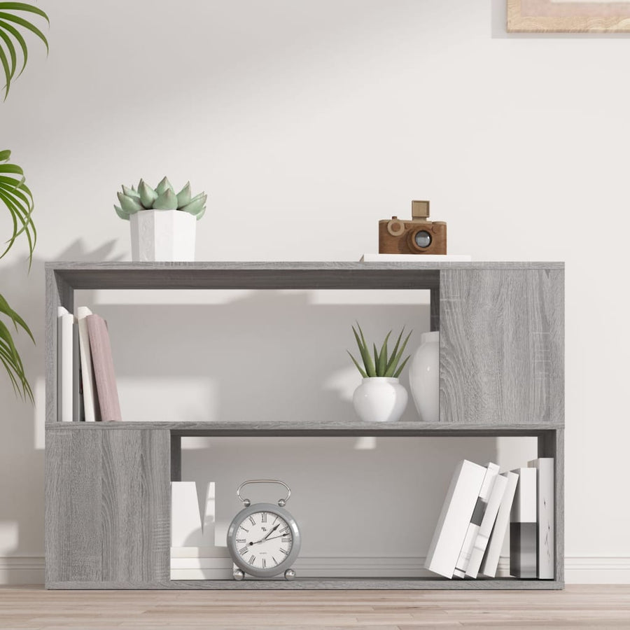 Boekenkast 00X24X63 Cm Bewerkt Hout Eikenkleurig Grijs sonoma