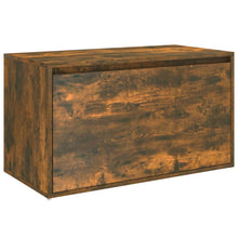 Halbankje 80X40X45 Cm Bewerkt Hout Kleurig Gerookt eiken