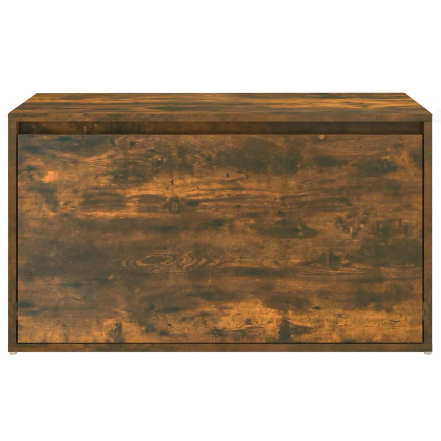 Halbankje 80X40X45 Cm Bewerkt Hout Kleurig Gerookt eiken