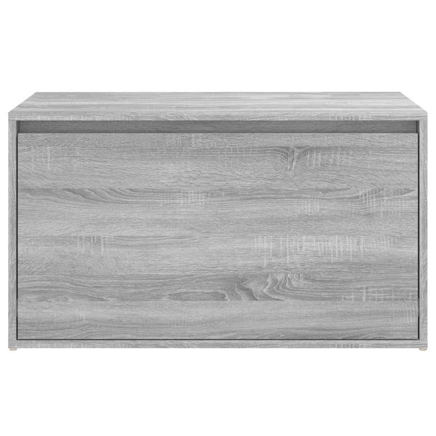 Halbankje 80X40X45 Cm Bewerkt Hout Eikenkleurig Grijs sonoma