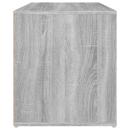 Halbankje 80X40X45 Cm Bewerkt Hout Eikenkleurig Grijs sonoma