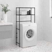 Wasmachinerek 69x28x143 cm ijzer zwart