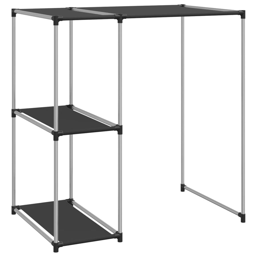 Opbergrek voor boven wasmachine 87x55x90,5 cm ijzer zwart
