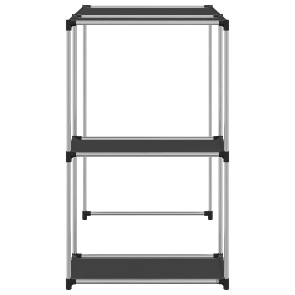 Opbergrek voor boven wasmachine 87x55x90,5 cm ijzer zwart