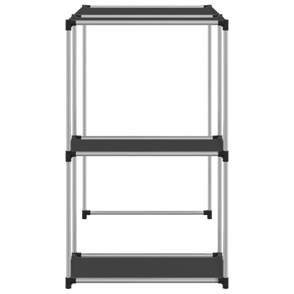Opbergrek voor boven wasmachine 87x55x90,5 cm ijzer zwart