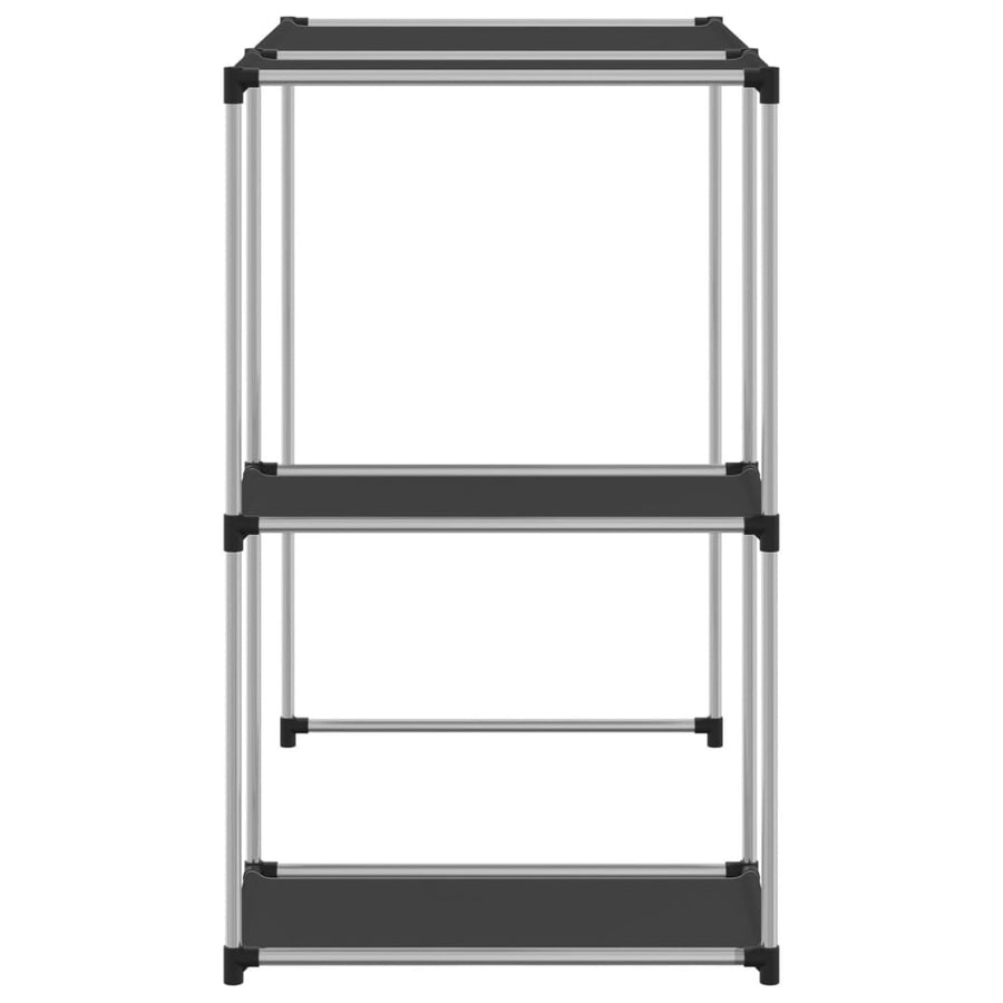 Opbergrek voor boven wasmachine 87x55x90,5 cm ijzer zwart
