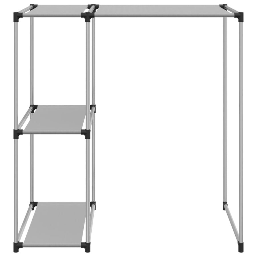 Opbergrek voor boven wasmachine 87x55x90,5 cm ijzer grijs