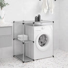 Storage rack for above washing machine 87x55x90.5 cm iron grey
