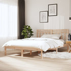 Solid wood bed frame 150x200 cm