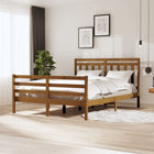 Bedframe Massief Hout 160 x 200 cm Honingbruin