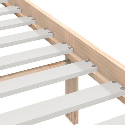 Bedframe Massief Grenenhout 90X190 C 90 x 190 cm Naturel