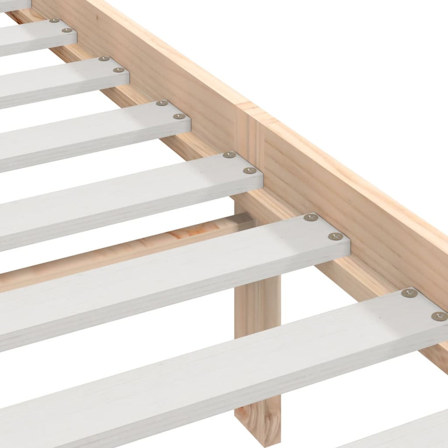 Bedframe Massief Grenenhout 90X190 C 90 x 190 cm Naturel
