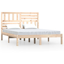 Bedframe Massief Grenenhout Small Double 120 x 190 cm Naturel