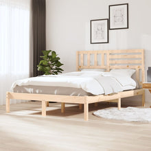 Bedframe Massief Grenenhout Small Double 120 x 190 cm Naturel