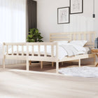 Solid wood bed frame 180x200 cm