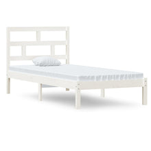 Bedframe Massief Hout 3Ft Single 90 x 190 cm Wit