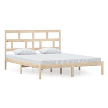 Bedframe Massief Grenenhout 160 x 200 cm Naturel
