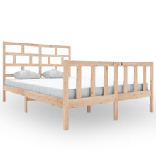 Bedframe Massief Grenenhout 160 x 200 cm Naturel