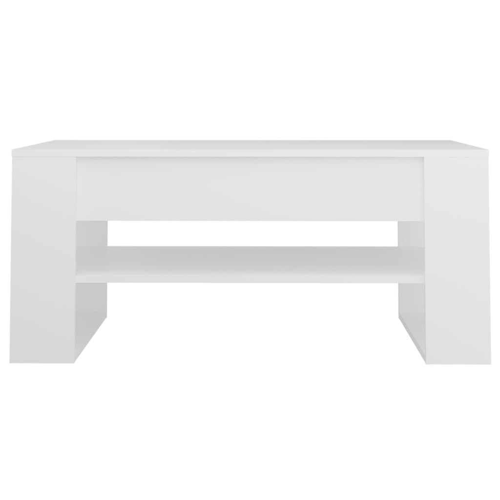 Salontafel 02X55X45 Cm Bewerkt Hout Wit