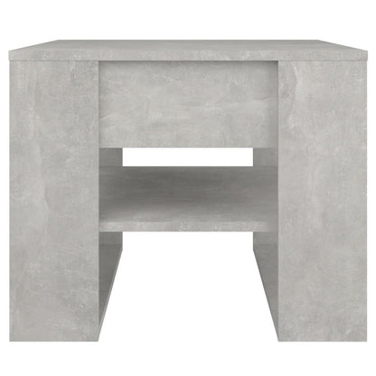 Salontafel 55,5X55X45 Cm Bewerkt Hout Betongrijs 1