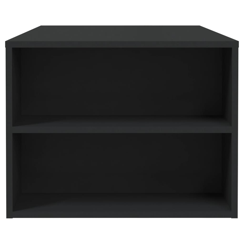 Salontafel 02X50X45 Cm Bewerkt Hout Zwart