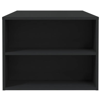 Salontafel 02X50X45 Cm Bewerkt Hout Zwart