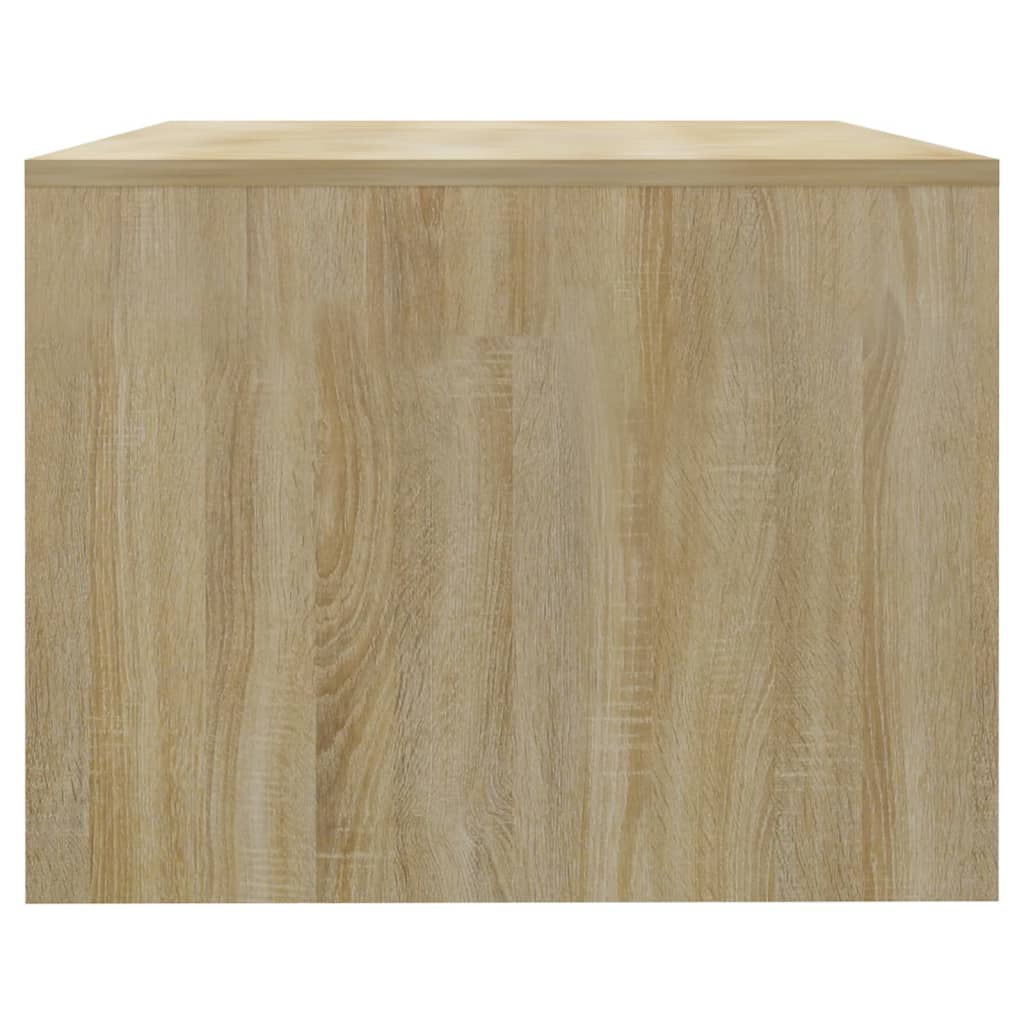 Salontafel 02X55X42 Cm Bewerkt Hout Kleurig Sonoma eiken