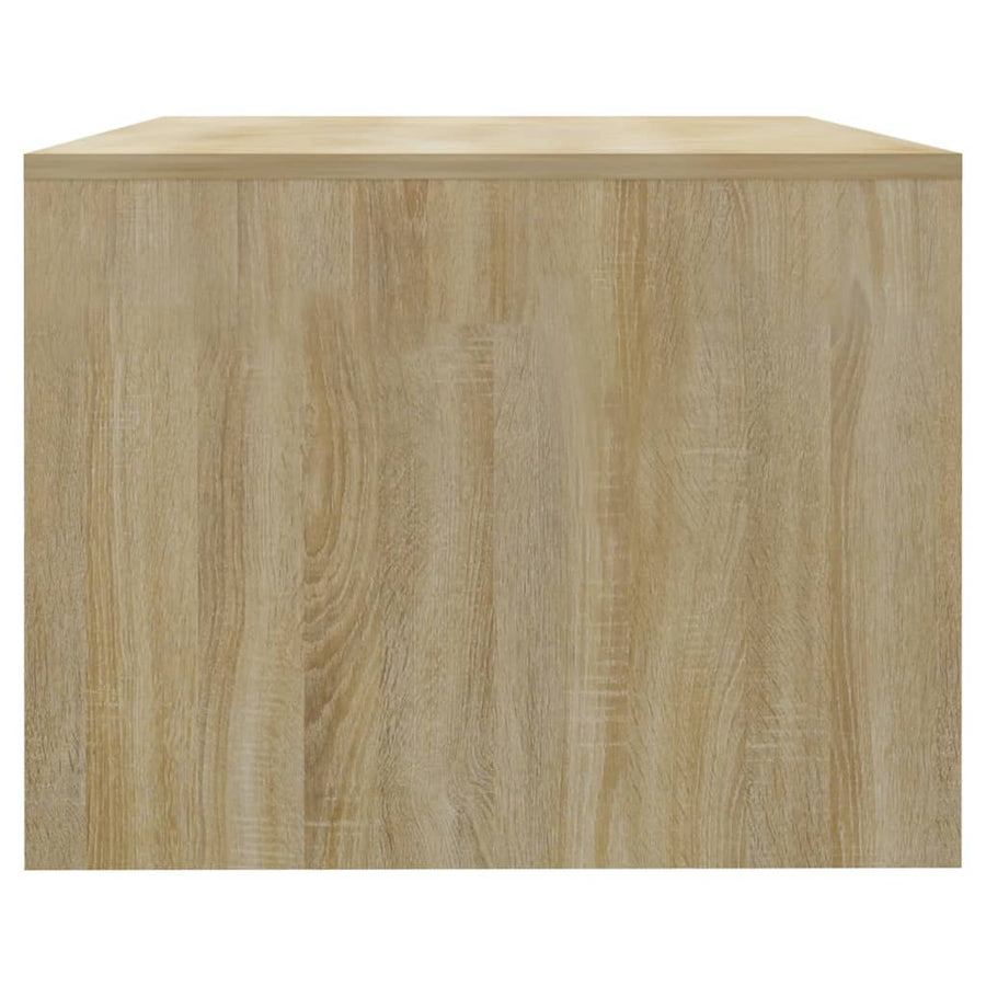 Salontafel 02X55X42 Cm Bewerkt Hout Kleurig Sonoma eiken