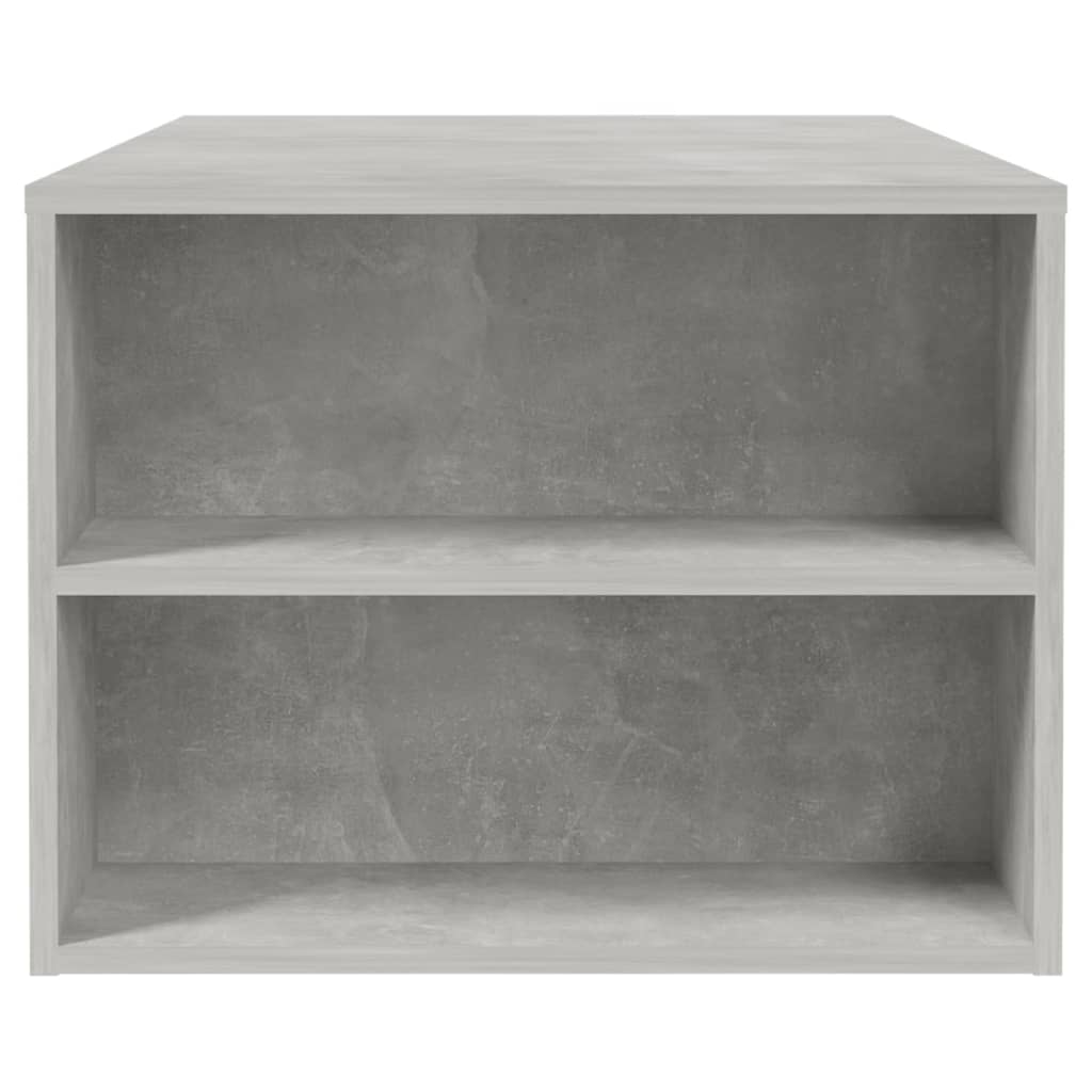 Salontafel 02X55X42 Cm Bewerkt Hout Betongrijs