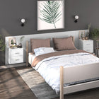 Nachtkastjes 2 stuks wandmontage wit