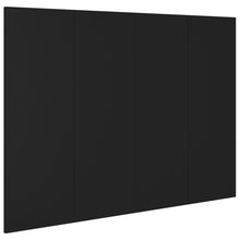 Hoofdbord 120x1,5x80 cm bewerkt hout zwart Zwart