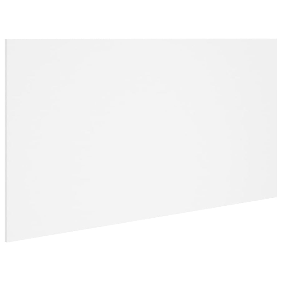 Hoofdbord 160x1,5x80 cm bewerkt hout wit Wit