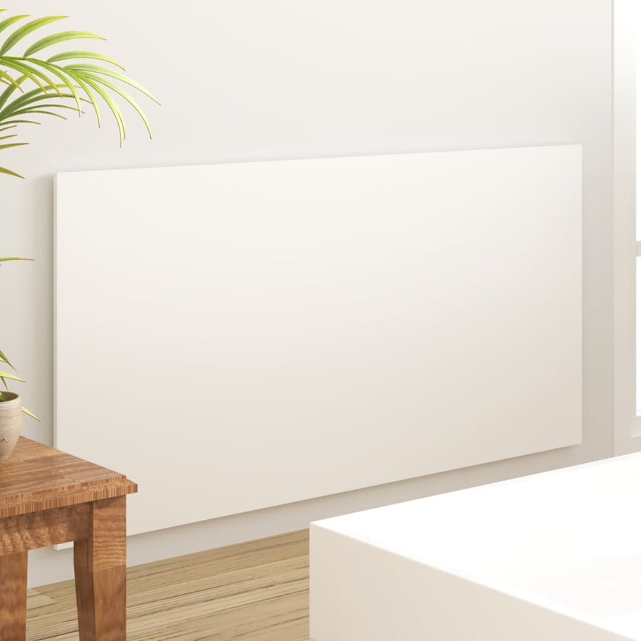 Hoofdbord 160x1,5x80 cm bewerkt hout wit Wit