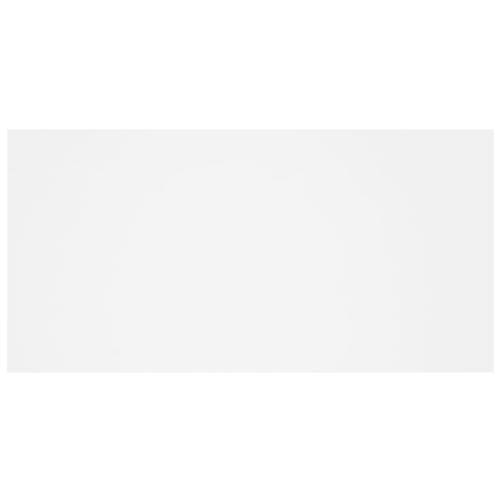 Hoofdbord 160x1,5x80 cm bewerkt hout wit Wit